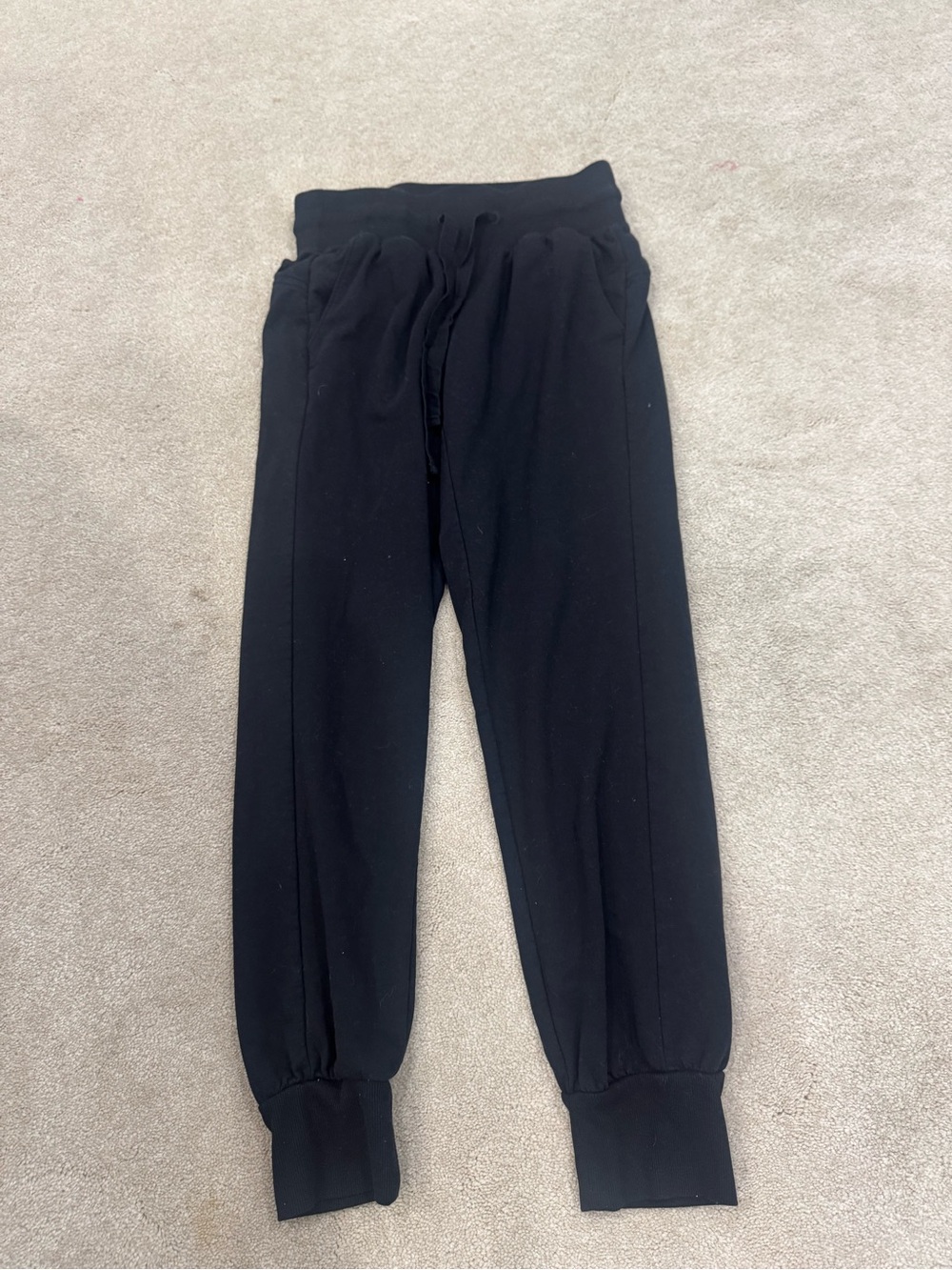 Z by Zella Black women's Jogger Sweatpants with Elastic Waistband, size XS
